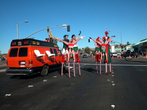 Mother Goose Parade 
Flip you for Real Stilt Acrobatics